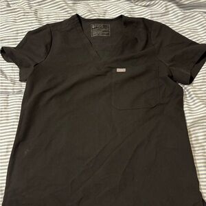 Figs Black Short Sleeve Tee